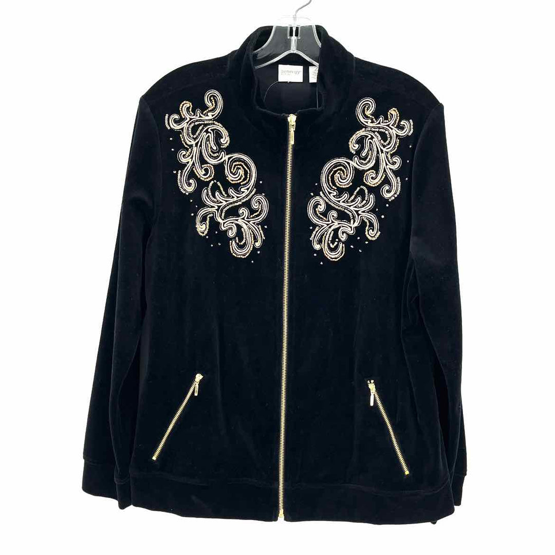 Size L Chico's Black Jacket