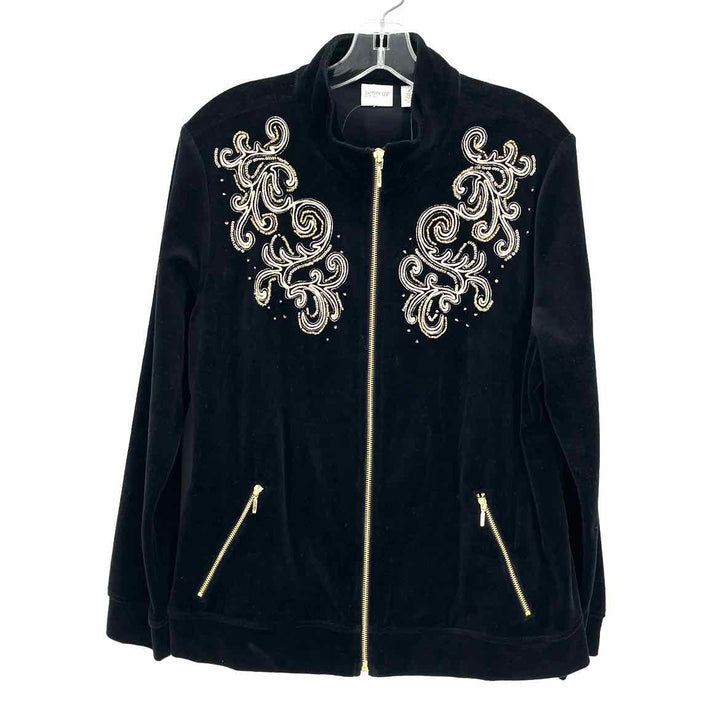 Size L Chico's Black Jacket