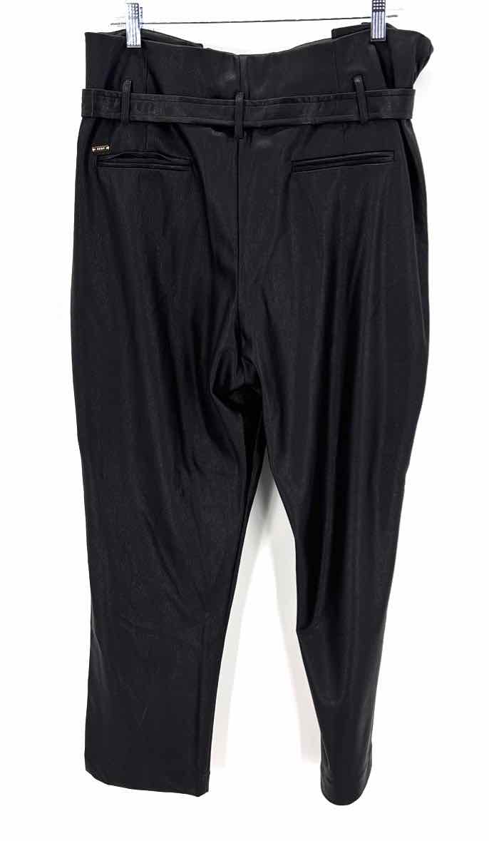 Size 14 DKNY Black Faux Leather Pants
