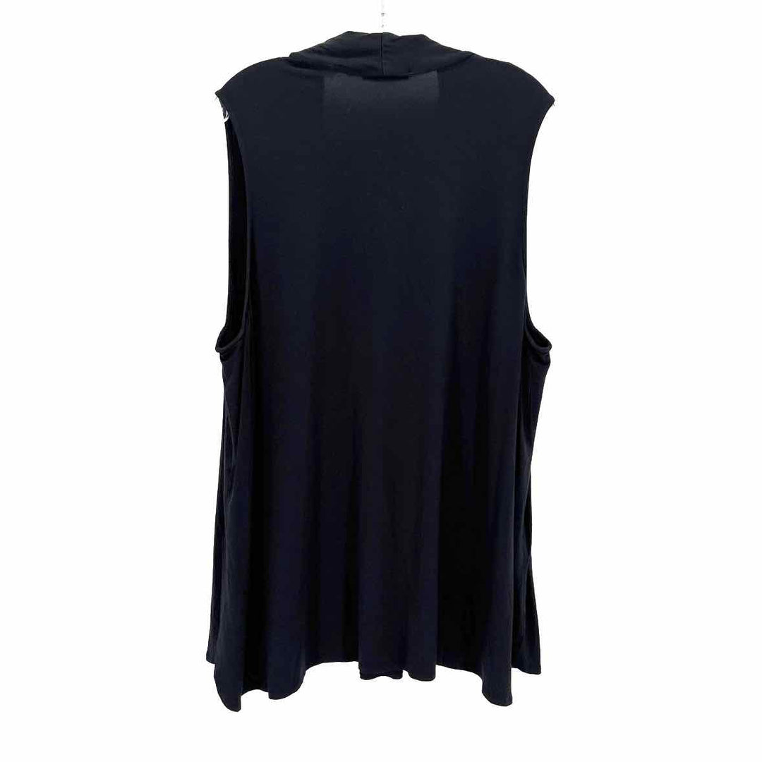Size 4X TART Black Cotton Shirt
