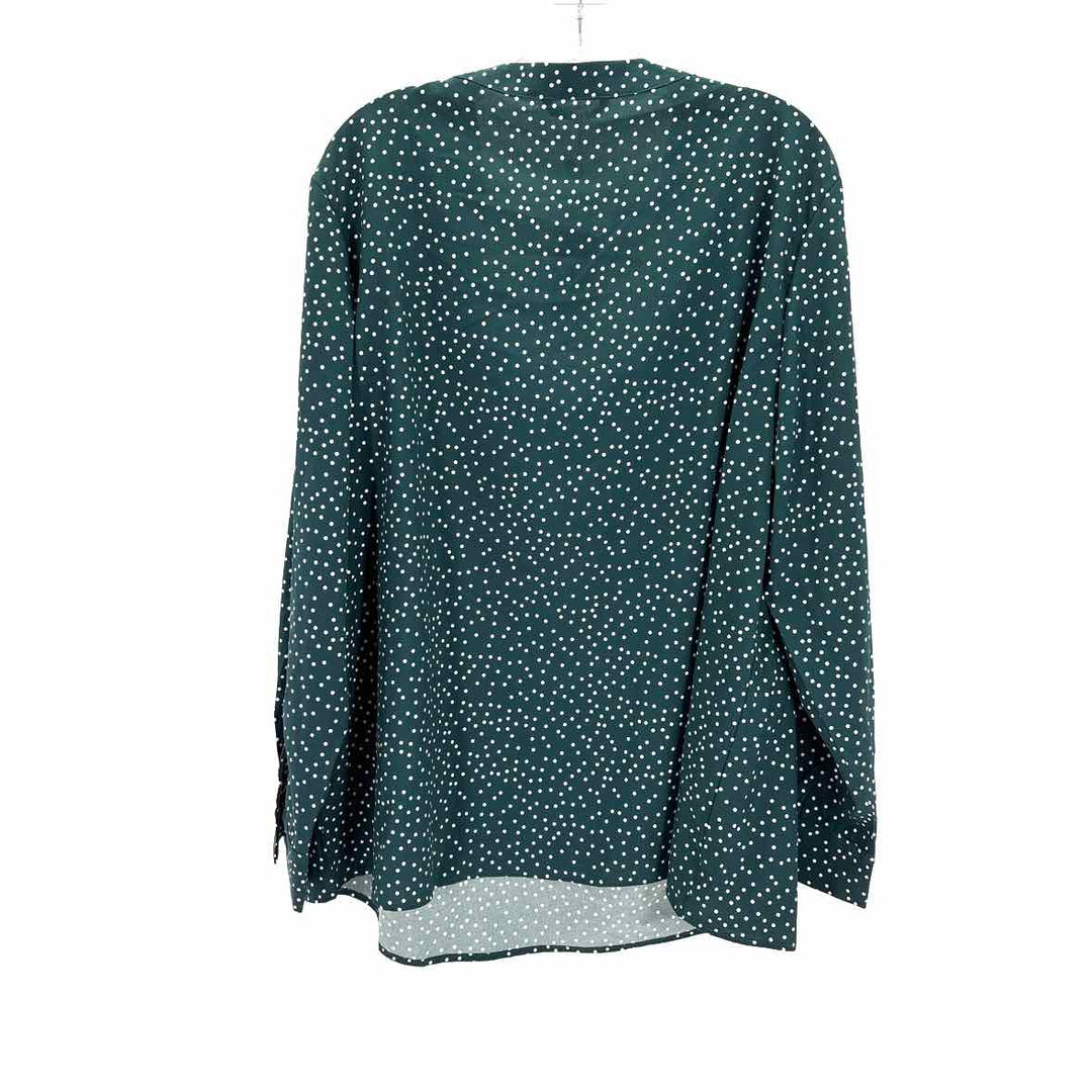 Size 22 Green Print Shirt