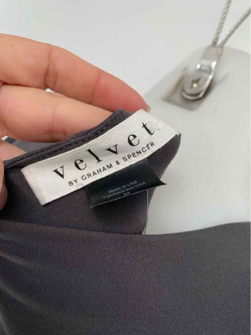 Size M VELVET Gray Dress