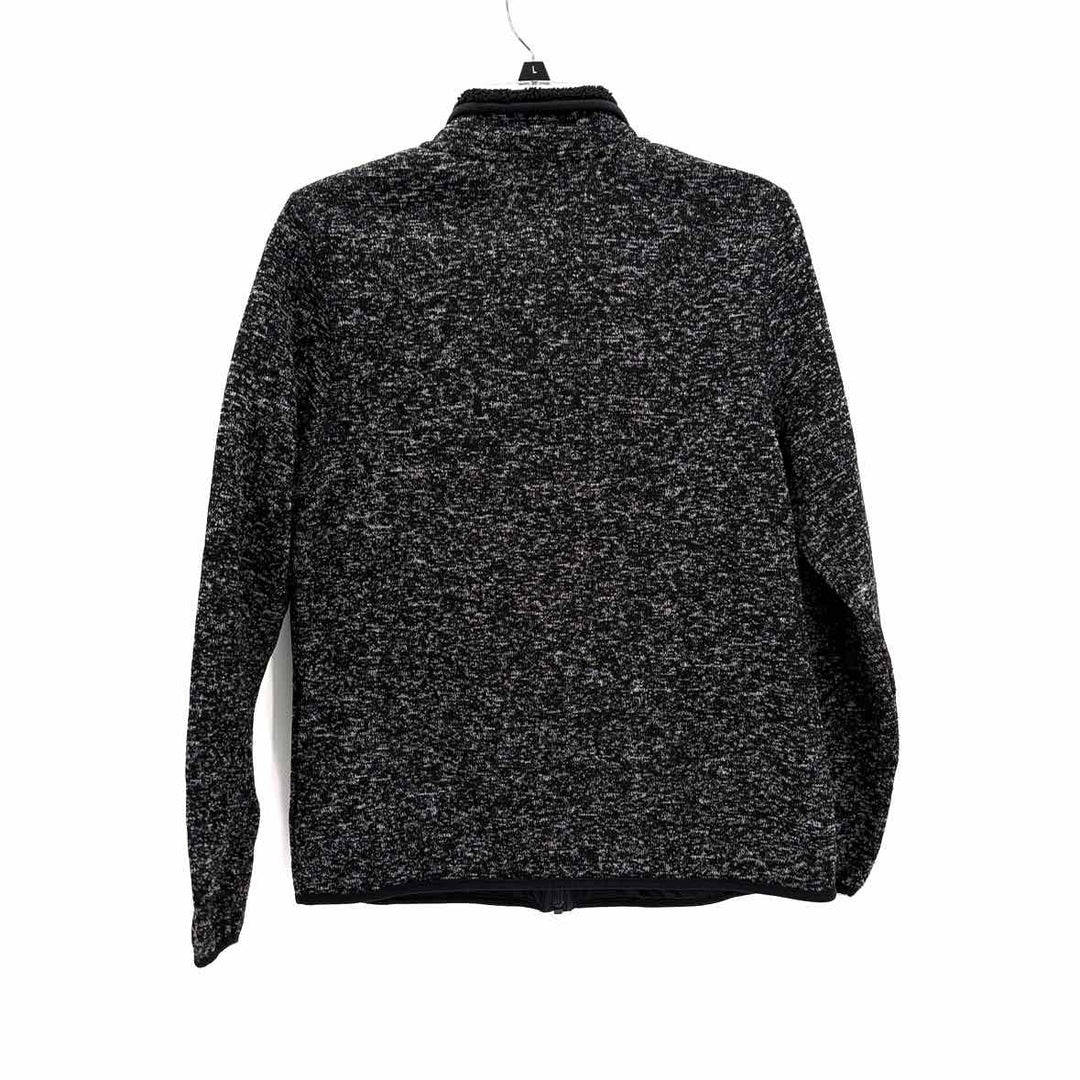 Size L Charcoal Knit Fleece Jacket