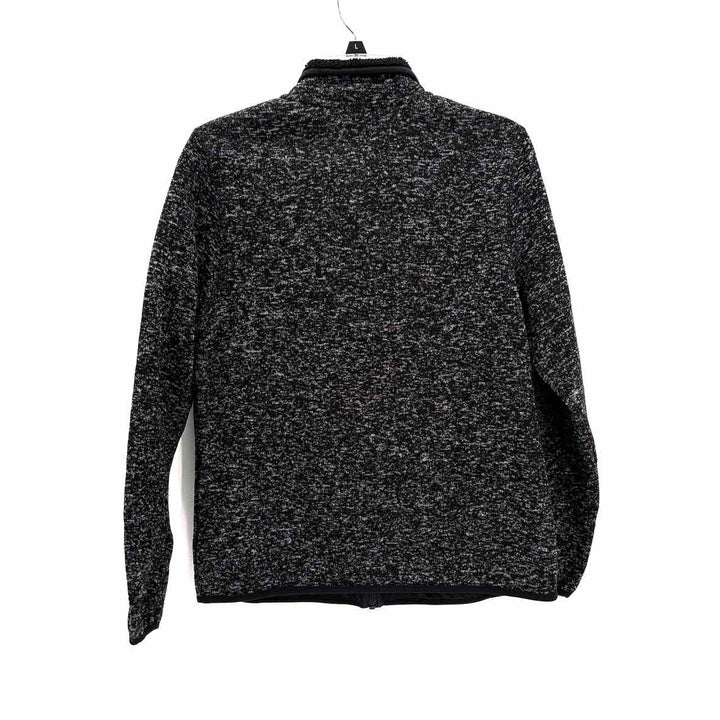 Size L Charcoal Knit Fleece Jacket