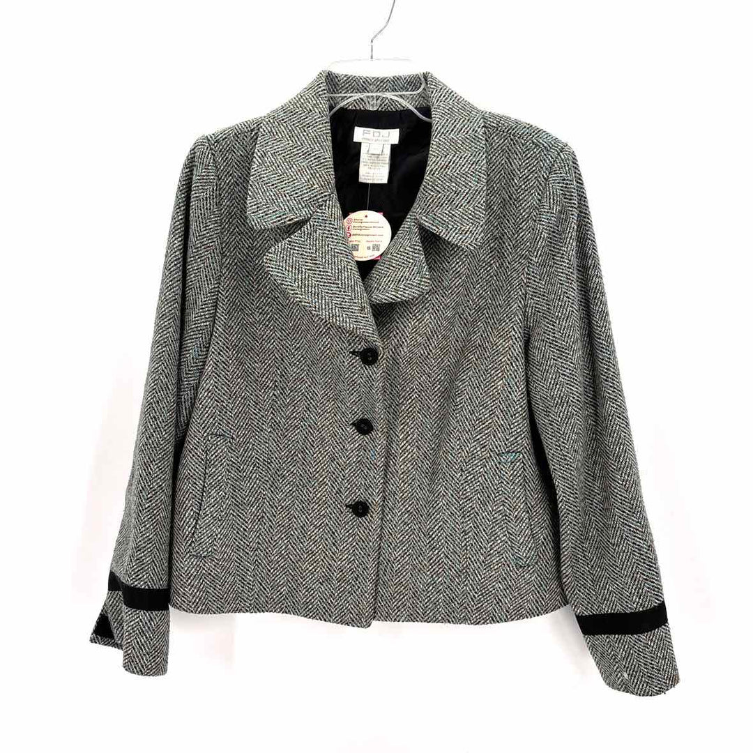 Size 12 Tan Tweed Blazer