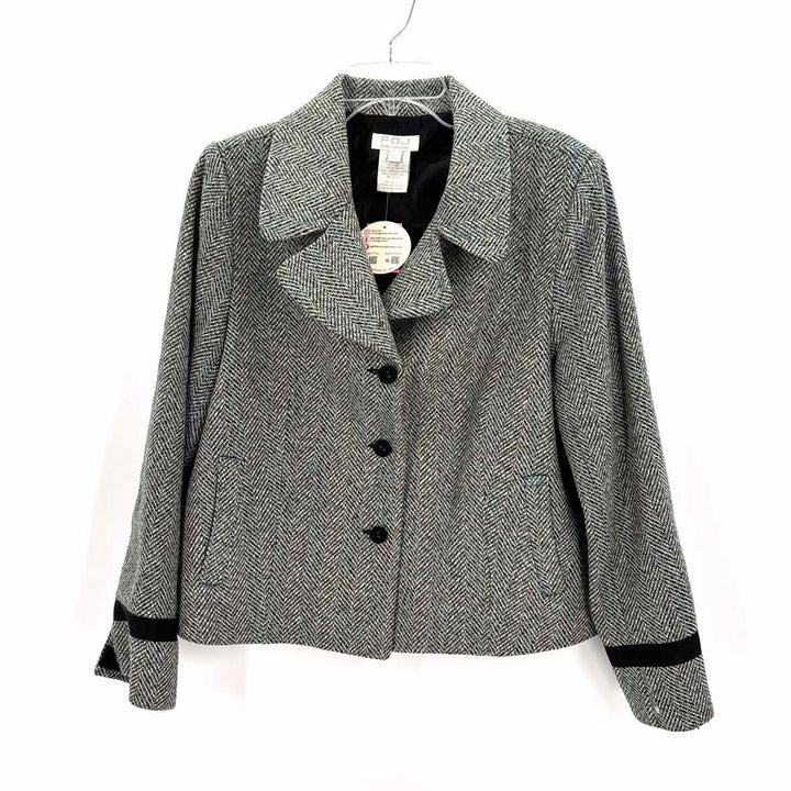 Size 12 Tan Tweed Blazer