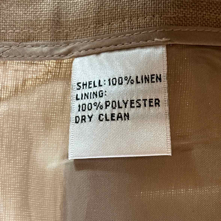 Size 16 Talbots Brown Linen Skirt