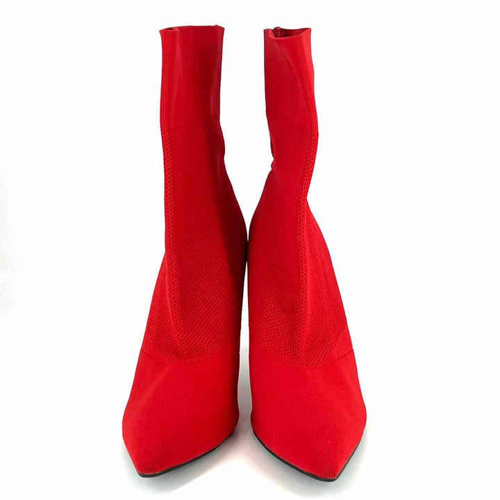 Shoe Size 11 Red Knit Boots