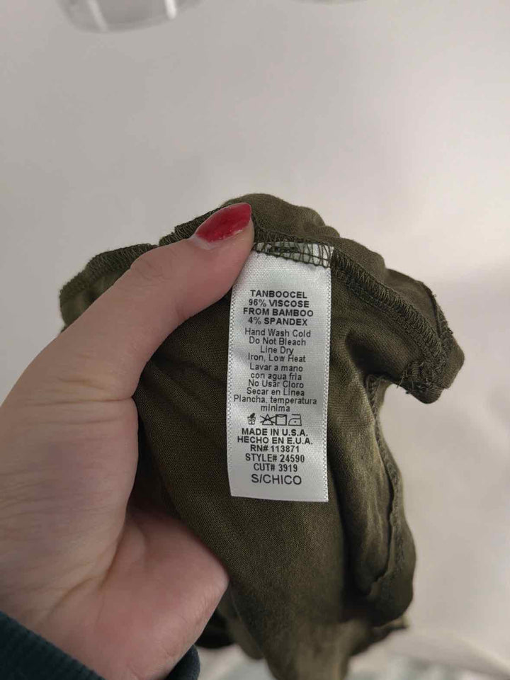 Size M Olive Cardigan