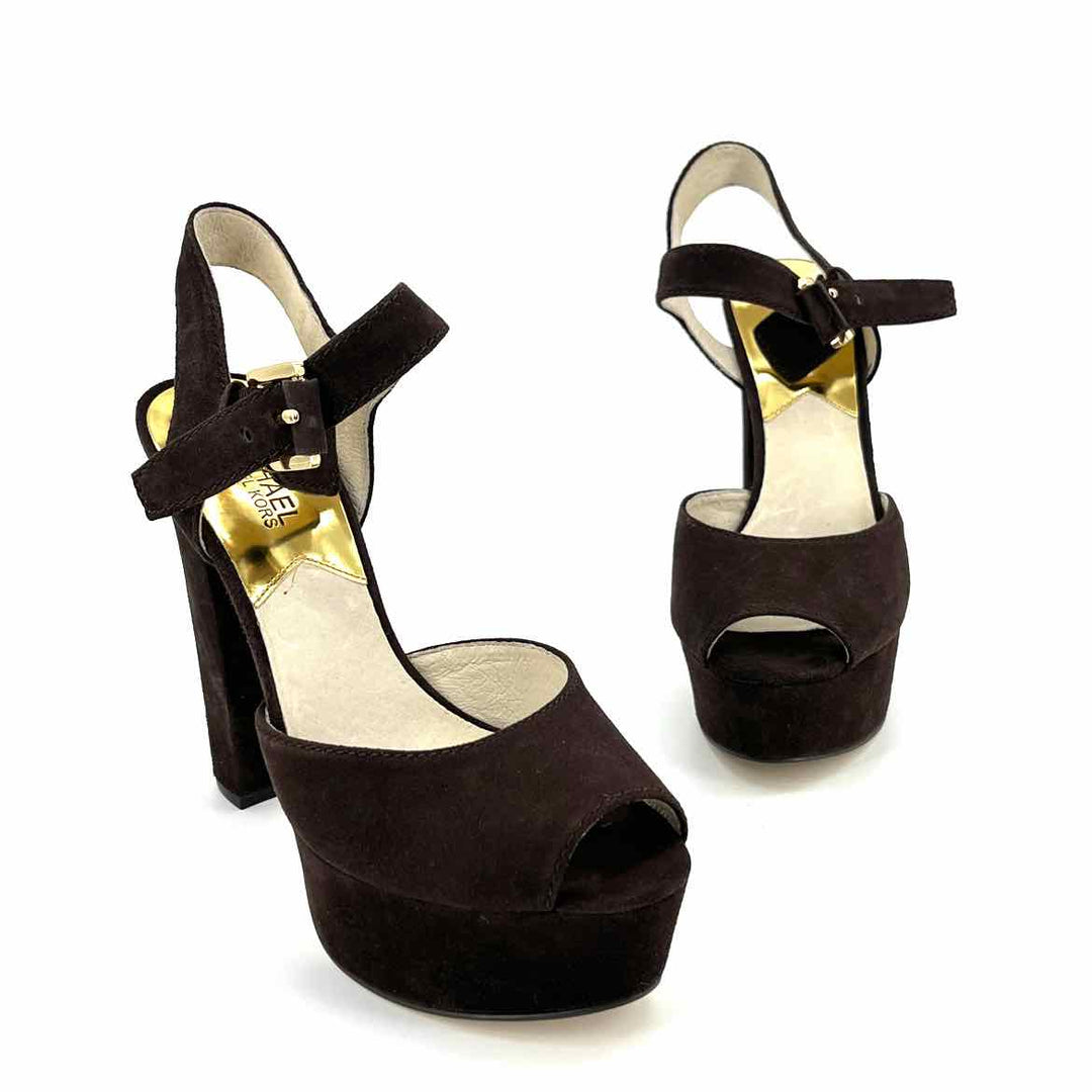 Shoe Size 8 Michael Kors Brown Heels