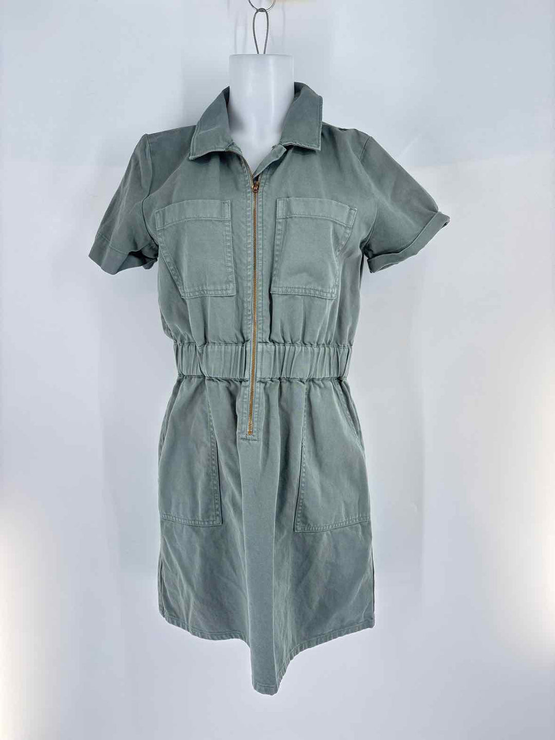 Size 10 J Crew Green Dress