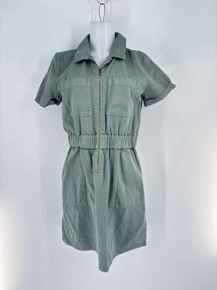 Size 10 J Crew Green Dress