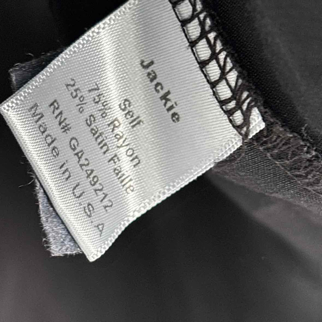 Size L Black Silk Shirt