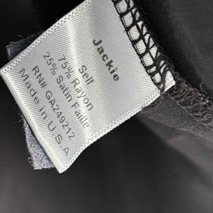 Size L Black Silk Shirt