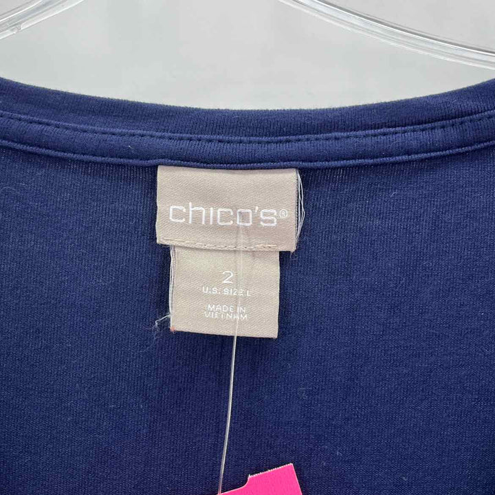 Size 2 Chico's Navy Shirt