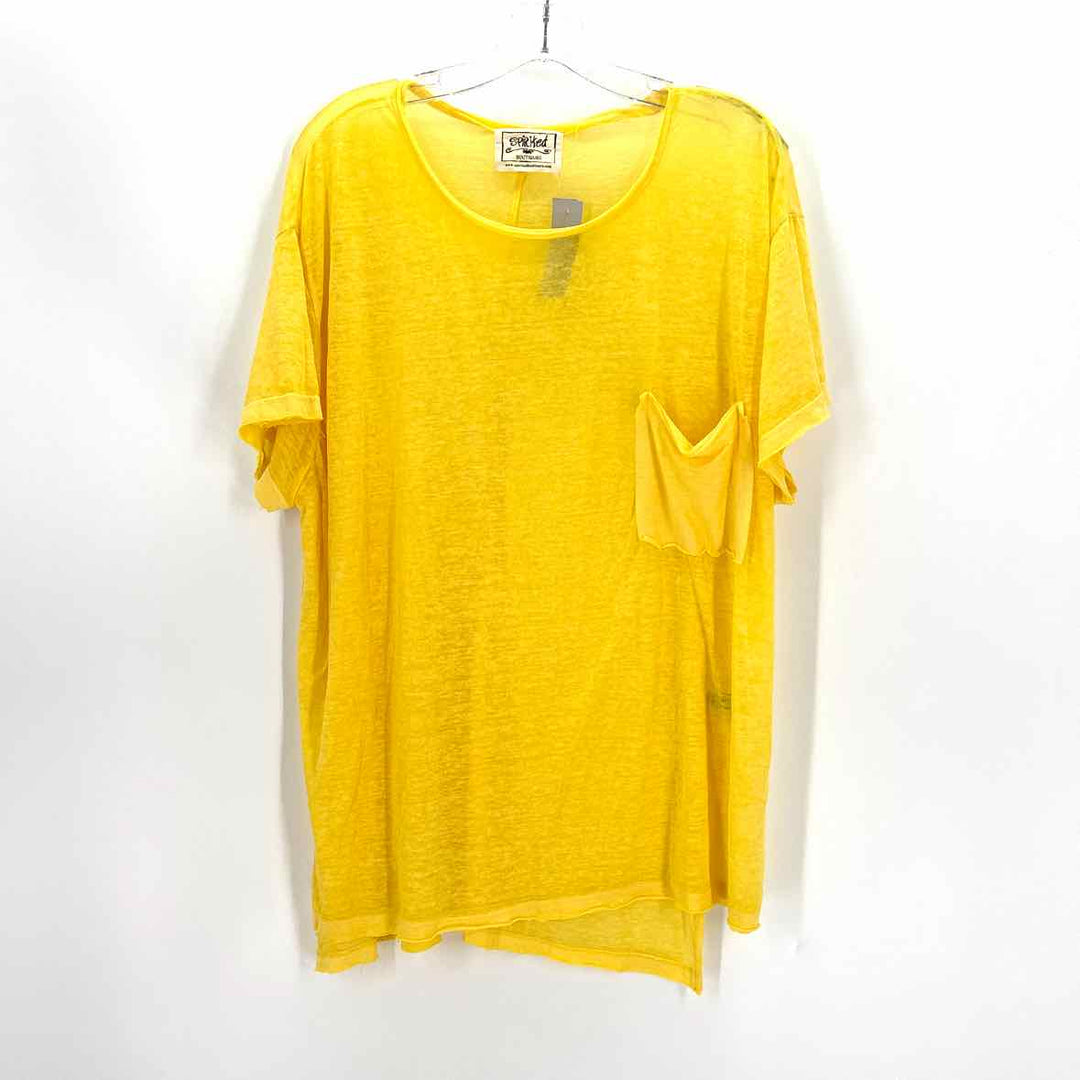 Size One Size Yellow Shirt