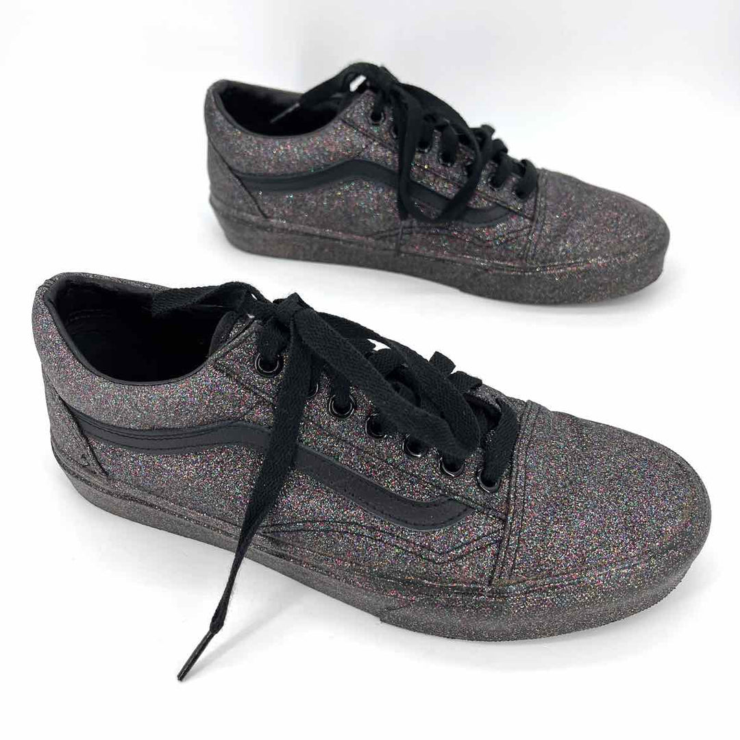 Shoe Size 8.5 Vans Black Canvas Sneakers