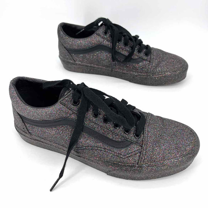 Shoe Size 8.5 Vans Black Canvas Sneakers