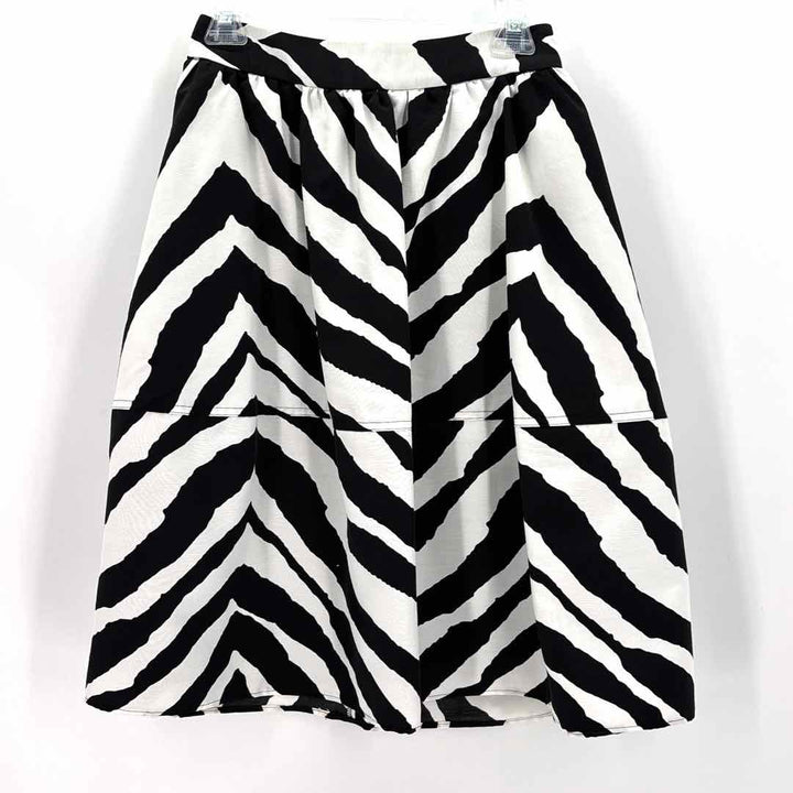 Size 2 EXPRESS Black/White Skirt