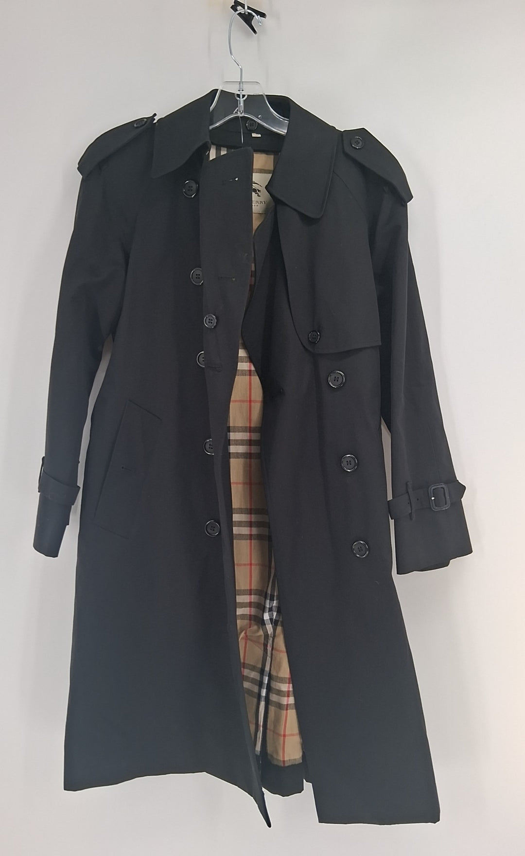 Size 4P Burberry Black Luxury - Jacket