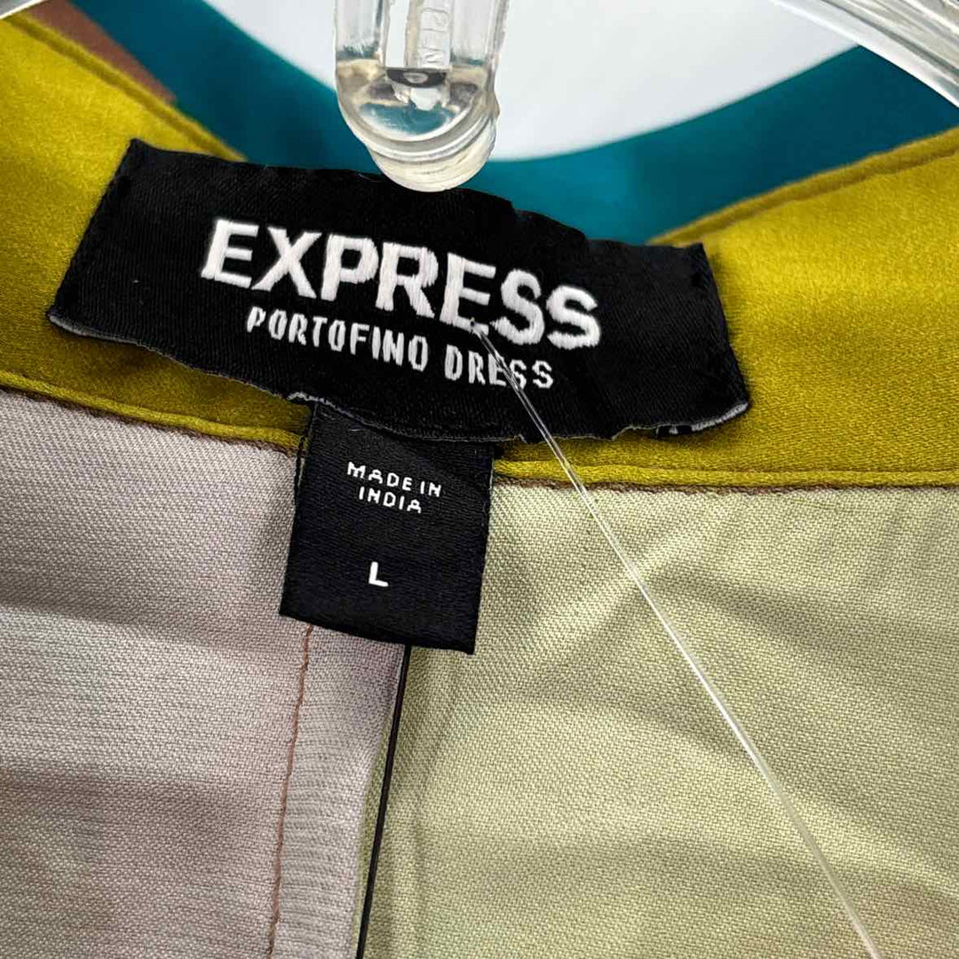 Size L EXPRESS Multi-Color Dress