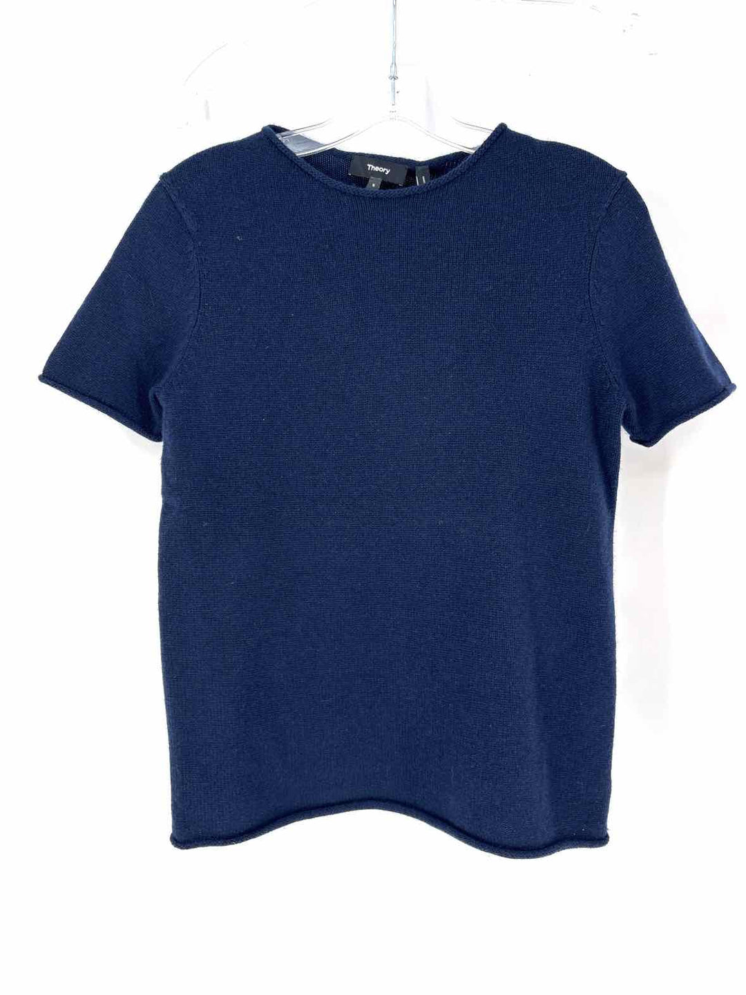 Size S THEORY Navy Cashmere Sweater