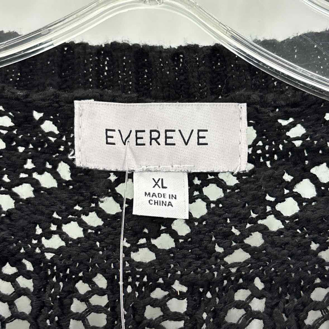 Size XL EVEREVE Black Knit Vest