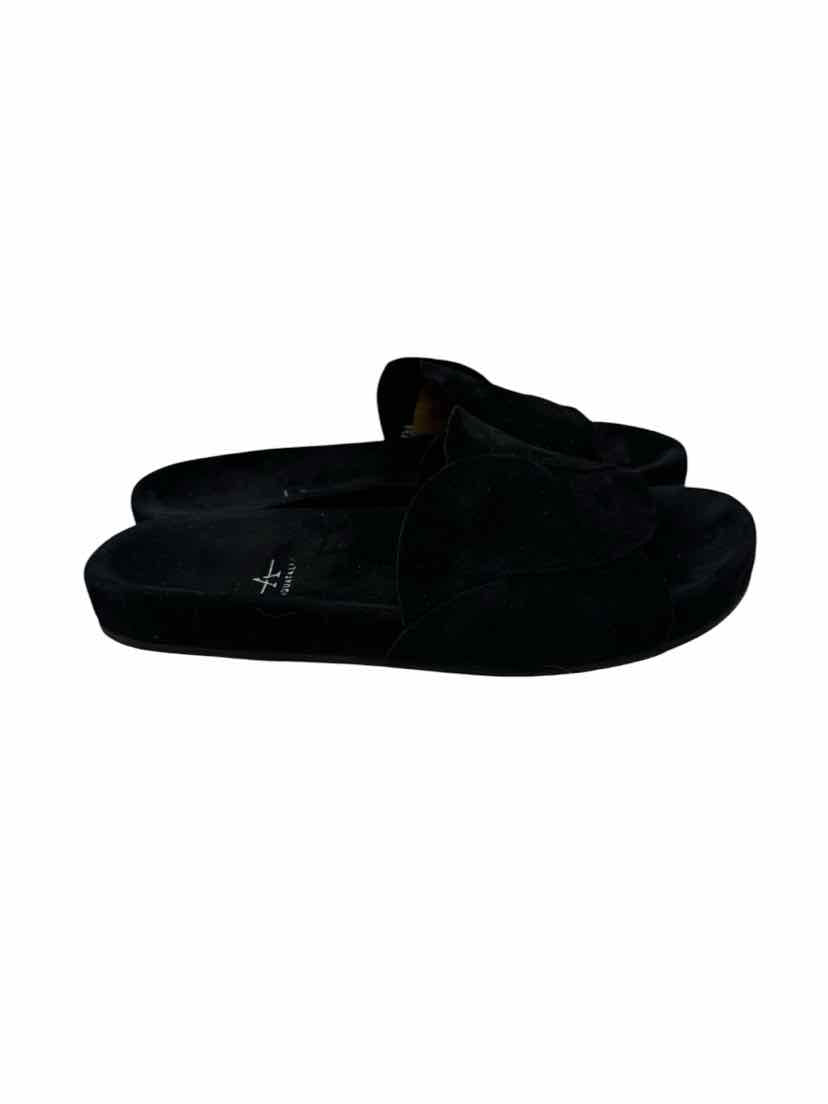 Shoe Size 11 Stuart Weitzman Black Suede Sandals