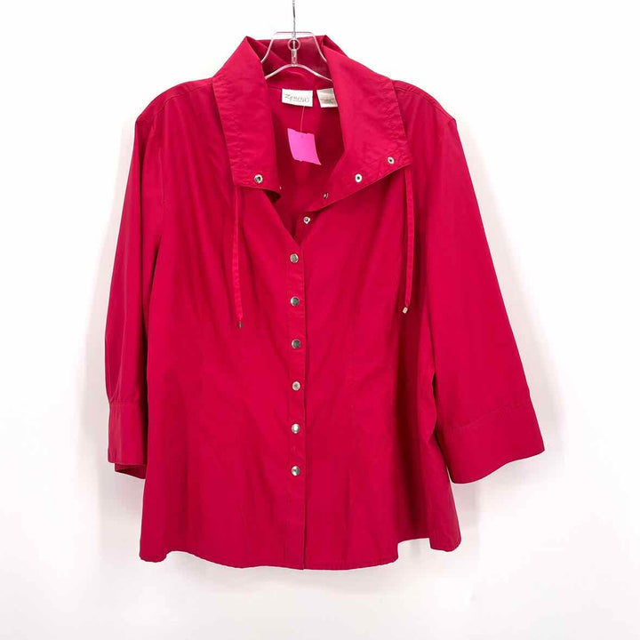 Size XL Chico's Fuschia Jacket