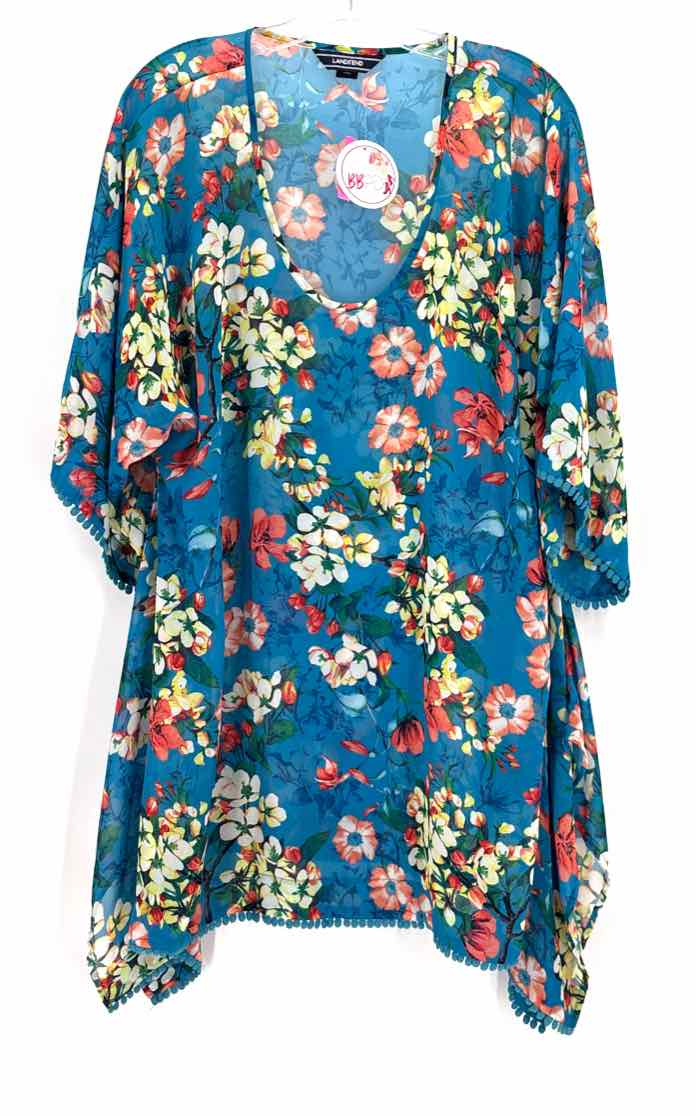 Size XS LAND END Blue Print Coverup