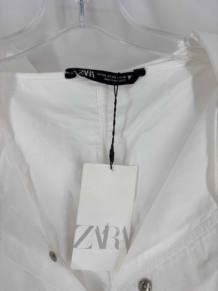 Size XXL ZARA White Jacket