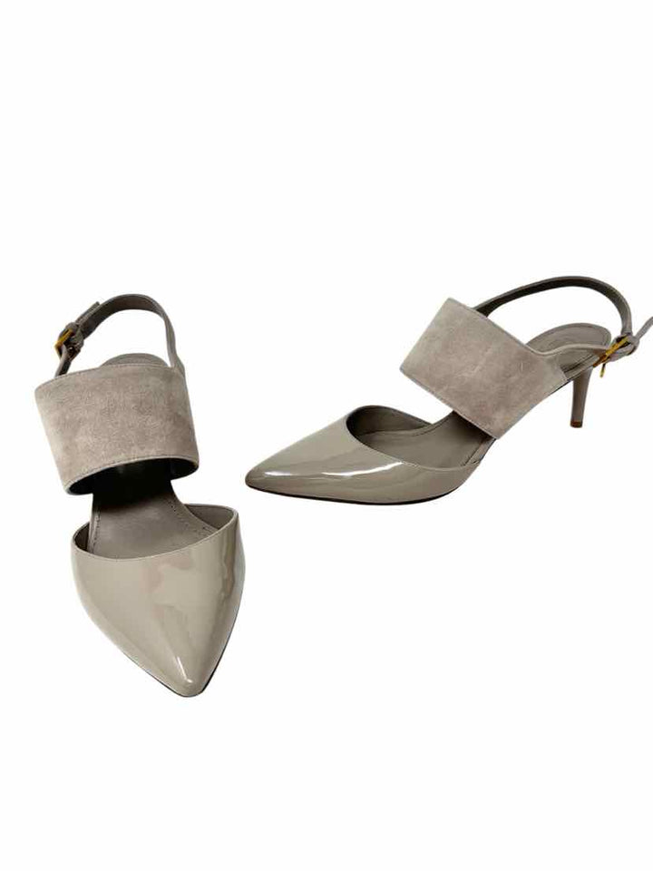 Shoe Size 7 Tory Burch Gray Suede Pumps