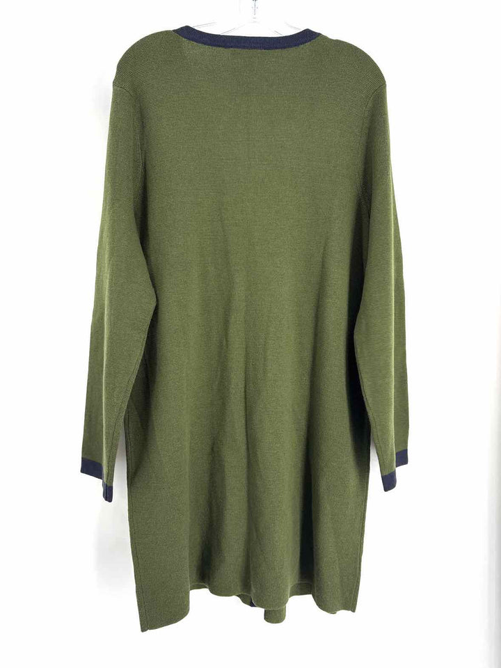 Size XL Ann Taylor Green Knit Cardigan