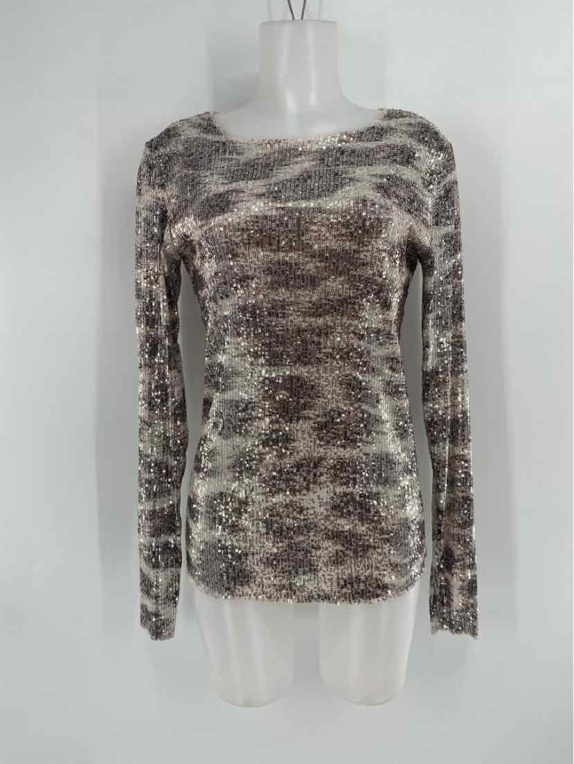 Size M FREE PEOPLE Bronze Shirt