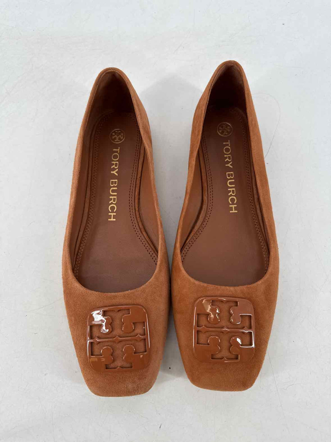 Shoe Size 9 Tory Burch Brown Suede Flats