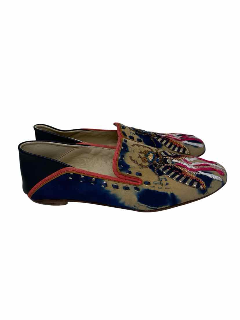 Shoe Size 38 Blue Flats