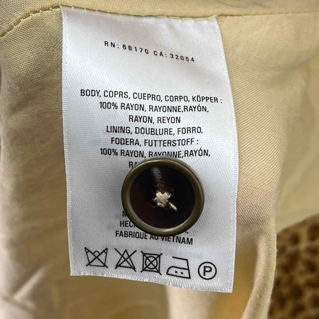 Size 10 Anthropologie Tan Dress