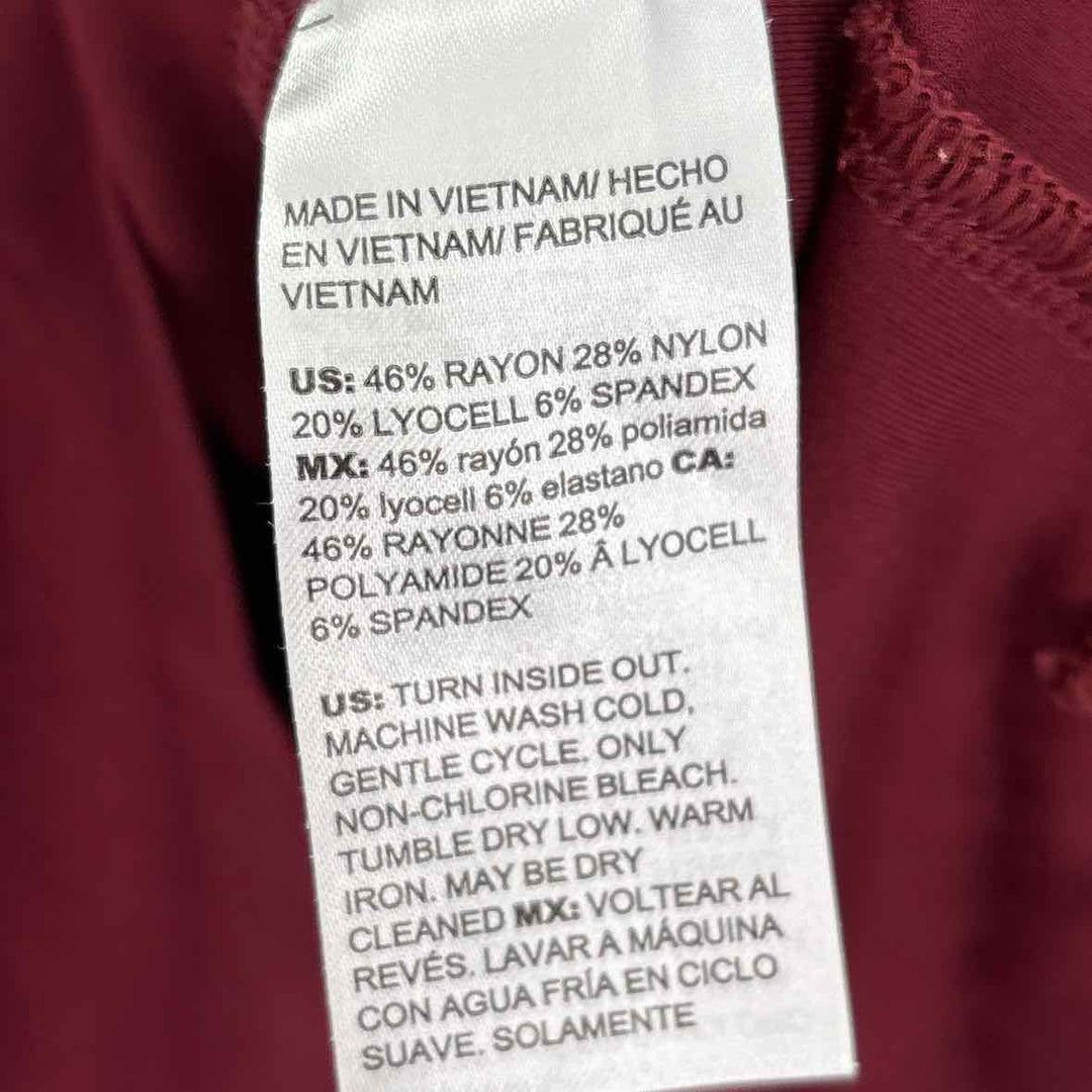 Size L Chico's Burgundy Shirt