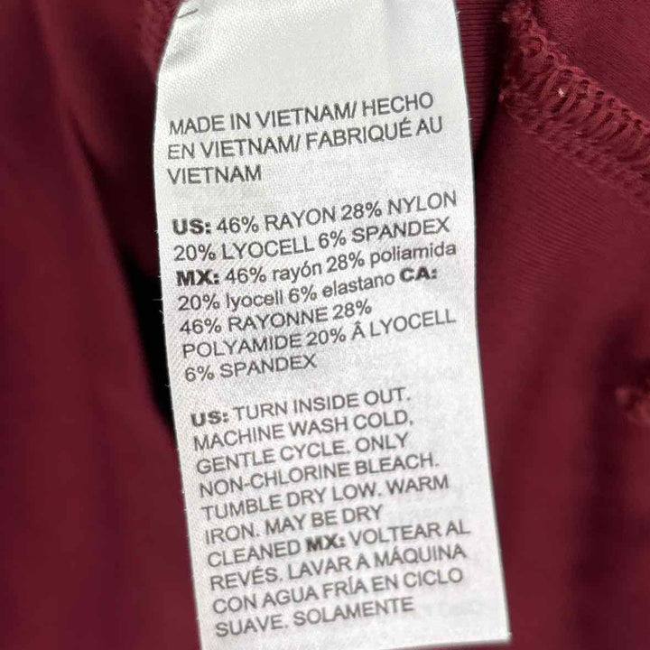 Size L Chico's Burgundy Shirt