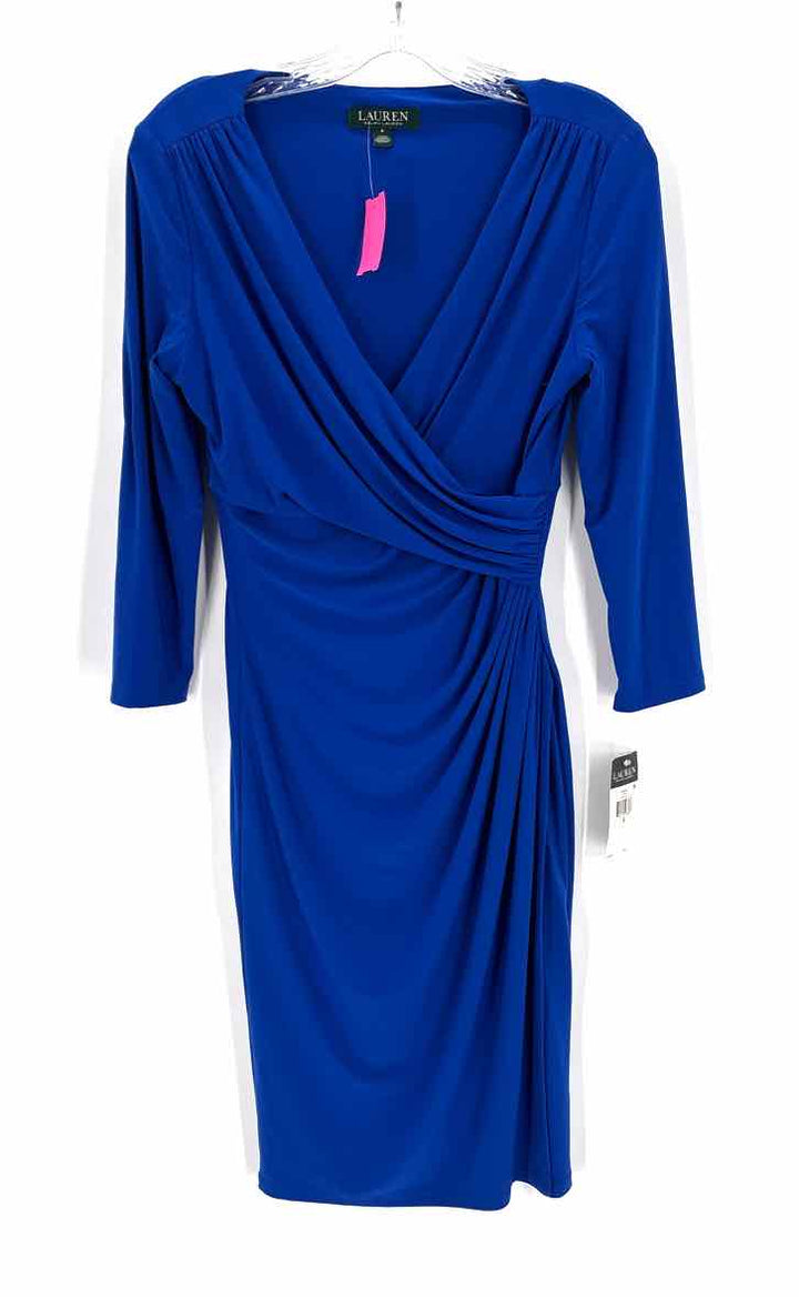 Size 6 RALPH LAUREN Royal Blue Dress