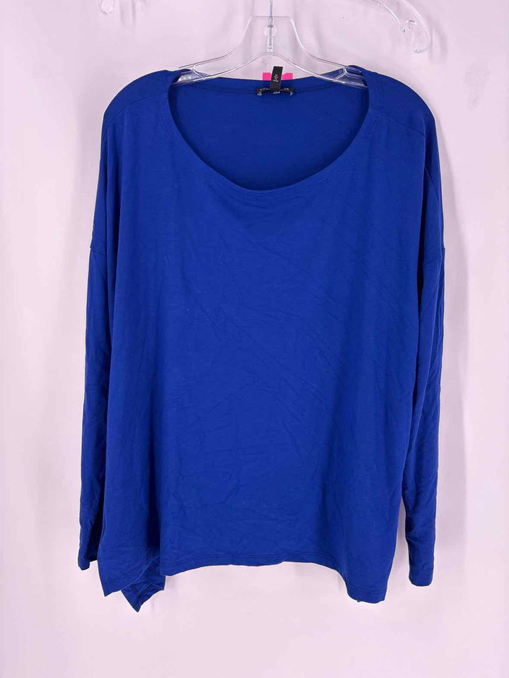 Size XL Eileen Fisher Purple Cotton Shirt