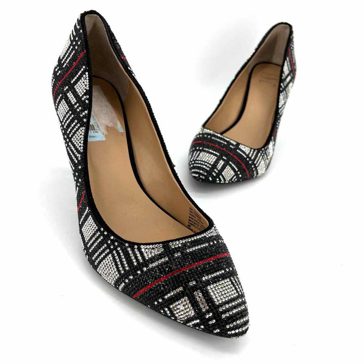 Shoe Size 9 INC Black Print Pumps