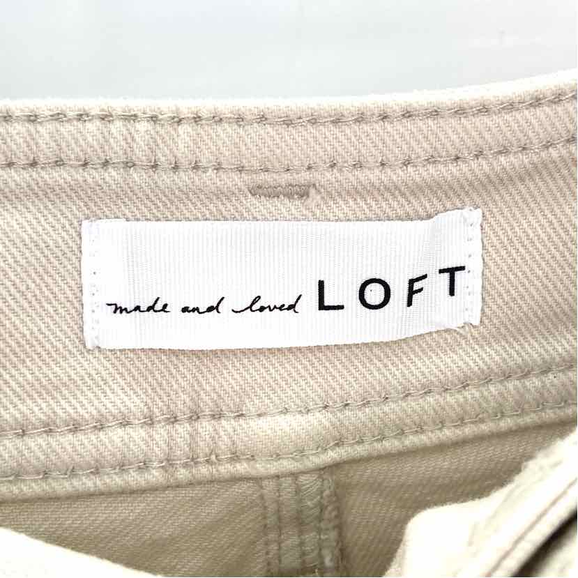 Size 31 LOFT Ivory Pants