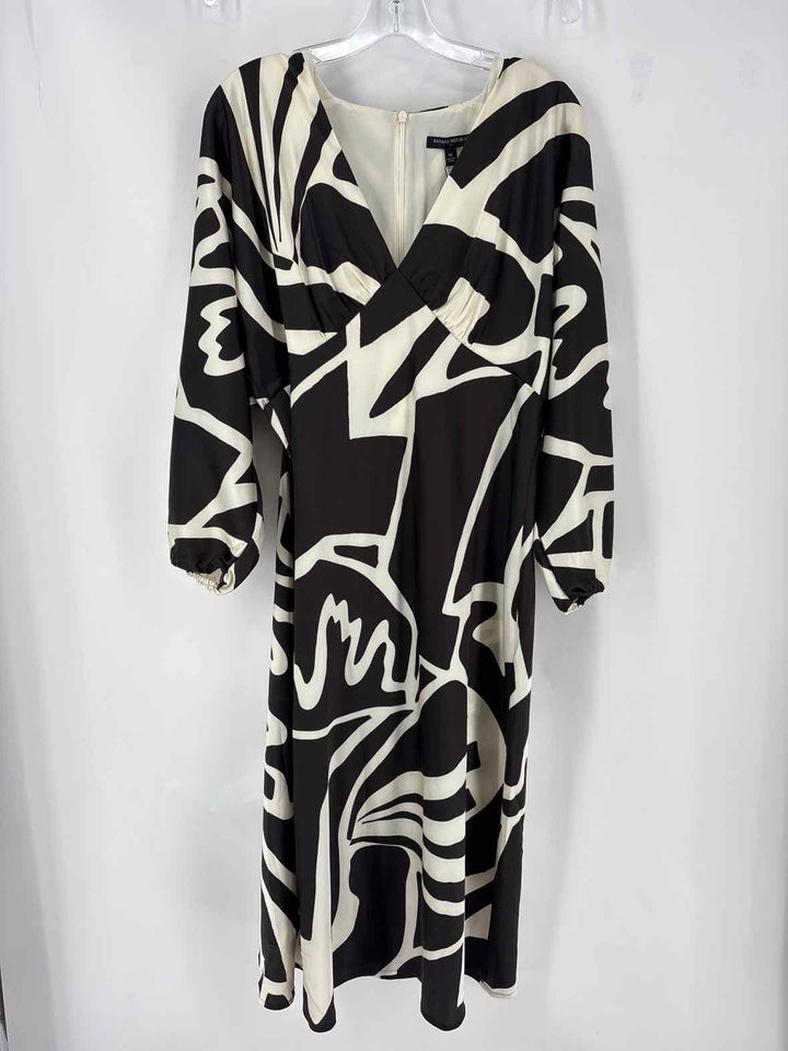 Size 16 Banana Republic Black/White Dress