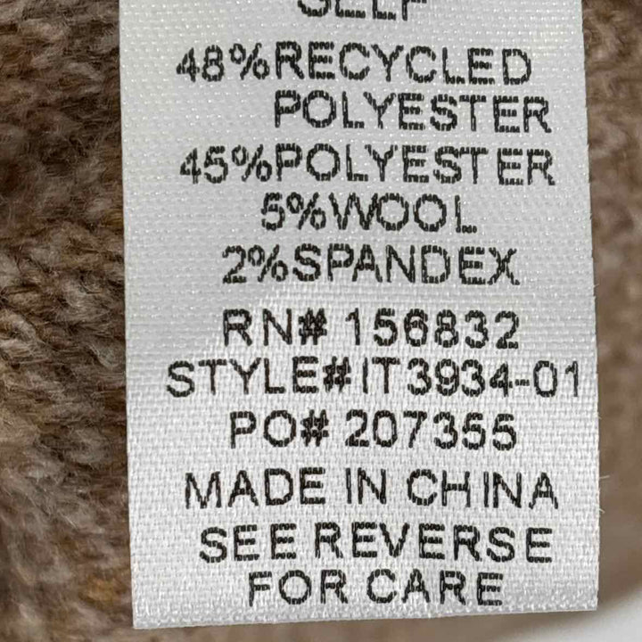 Size XL BIBI Tan Sweater