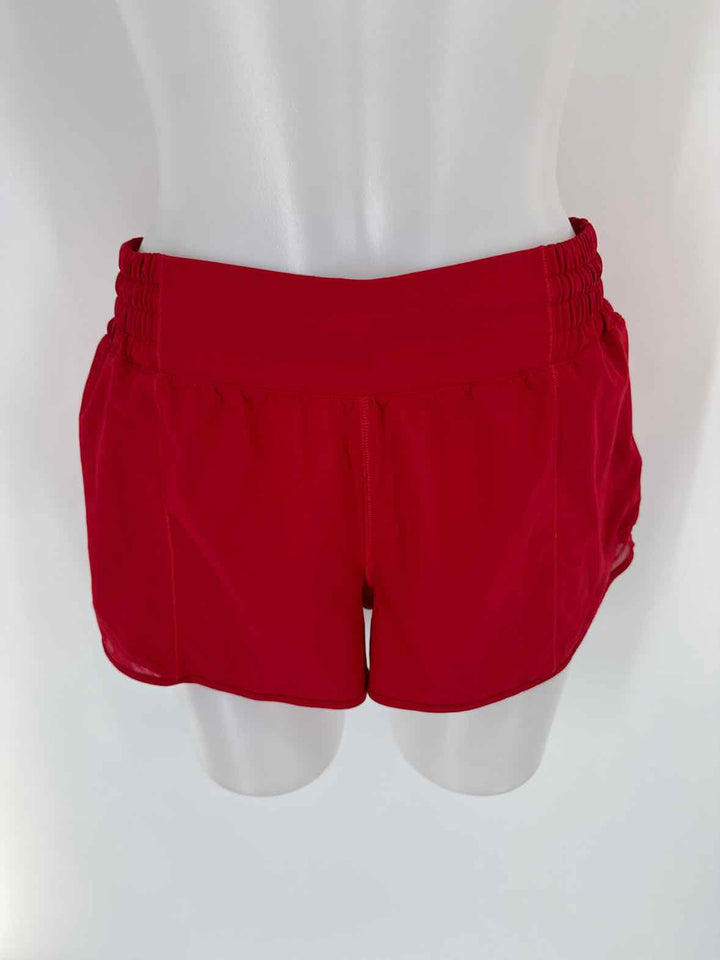 Size 10 Lululemon Red Shorts
