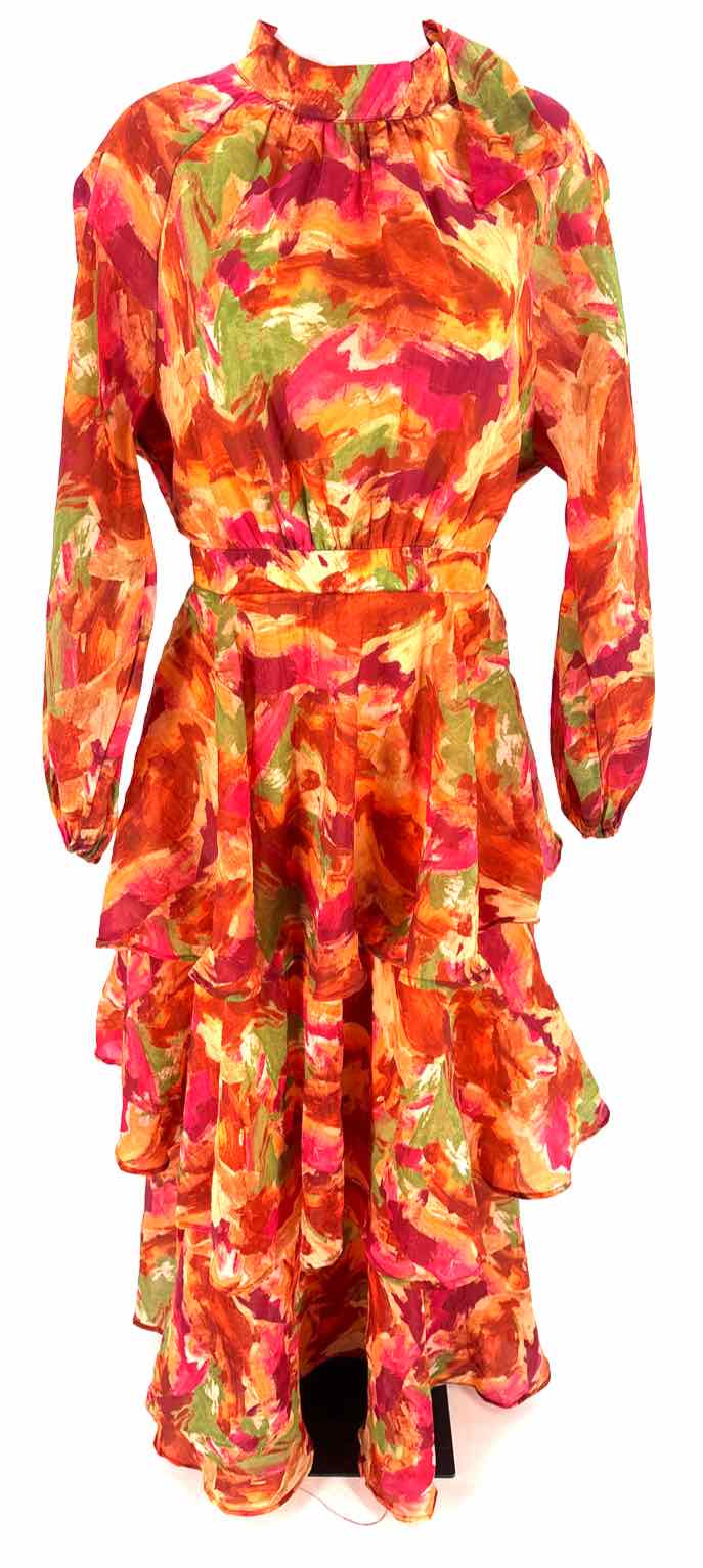 Size L FLYING TOMATO Multi-Color Dress