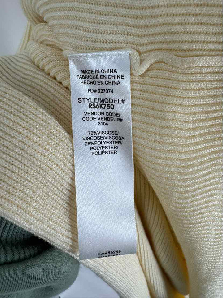 Size L Splendid Yellow Knit Cardigan
