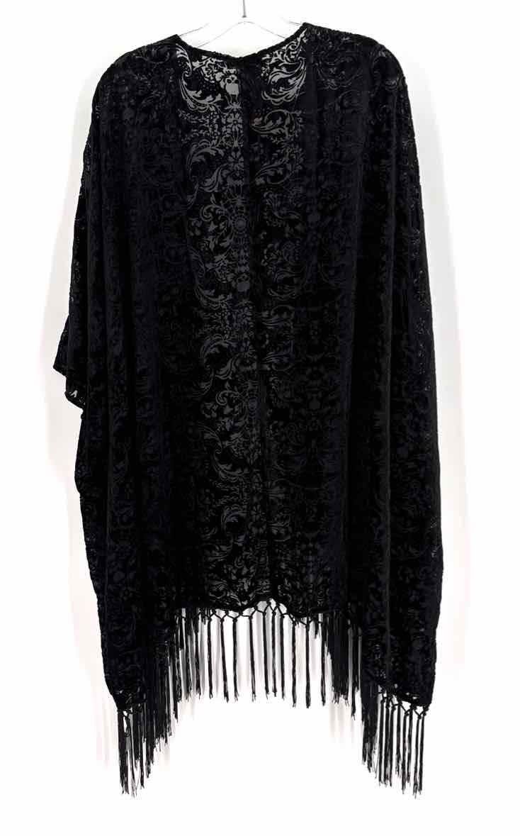 Size 4 Black Velour Shirt