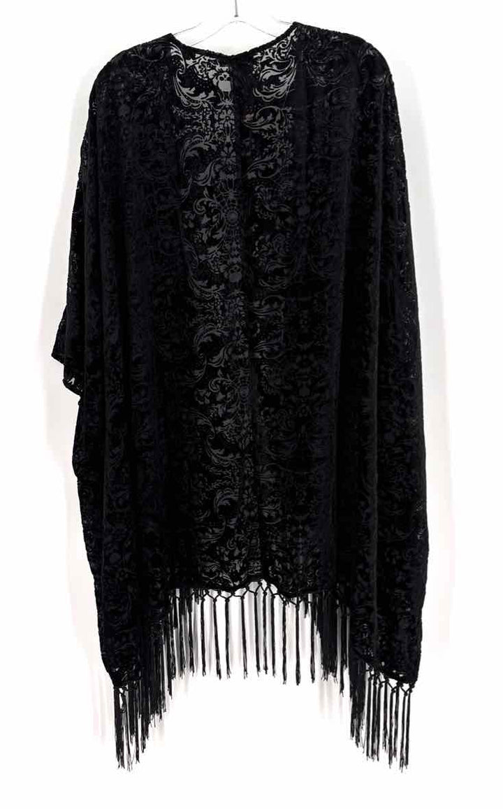 Size 4 Black Velour Shirt
